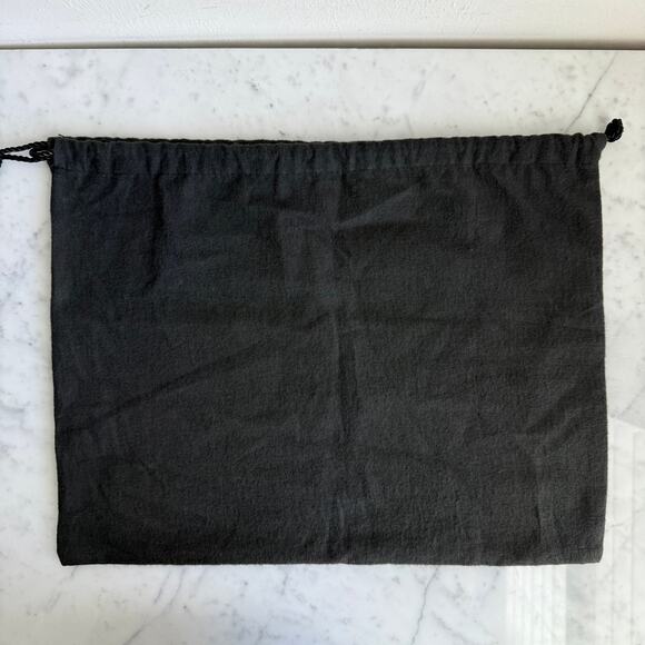 DKNY Black Drawstring Dust Bag Logo 11x14.5 Storage Pouch - Picture 2 of 4